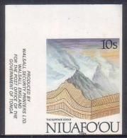 Tonga Niuafo'ou 1989 Earth Cross Section During Cooling - Imperf Plate Proof From Evolution Of Earth Set - Autres & Non Classés