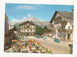 Cp, AUTRICHE, ST JOHANN IN TIROL, Haupfplatz, Vierge, Automobiles, Commerces - St. Johann In Tirol