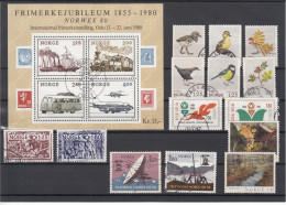 Norway 1980 - Full Year Used - Volledig Jaar