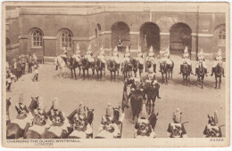 Changing The Guard, Whitehall. London - (England, U.K.) - B.P. Co., Ltd. - Horses - Whitehall