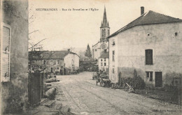 Neufmaisons * Rue De Bruxelles Et L'église Du Village - Andere & Zonder Classificatie