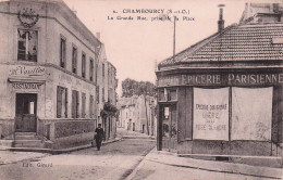 Chambourcy - La Grande Rue - Prise De La Place - Epicerie Parisienne - Biere Rose Blanche - CPA°J - Chambourcy