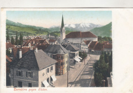 D1727) DORNBIRN Gegen SÜDEN - Tolle Alte Chromlitho - Straße U. Häuser DETAILS ALT ! - Dornbirn