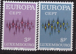 PIA - LUSSEMBURGO - 1972 : Europa - (Yv 796-97) - 1972