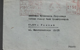 PSMC HARTWIG UL DERDOWISKIEGO 7 81-963 GOYNIA 15-5-89   POLOGNE 3338 - Maschinenstempel (EMA)