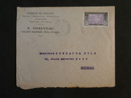 BW5 COTE D IVOIRE    BELLE LETTRE  DOUANE  1904  A  BORDEAUX   FRANCE + + AFF. INTERESSANT++ - Lettres & Documents