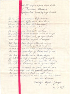 Devotie - Huwelijk Gedicht - 1948 - 2 Stuks - Mariage