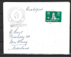 ANTILLES NEERLANDAISES. N°266 De 1958-9 Sur Enveloppe Ayant Circulé. Tour Guillaume III. - Curaçao, Nederlandse Antillen, Aruba