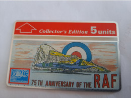 GIBRALTAR  LANDYS & GYR  5 UNITS   75 YEARS RAF / PLANEFIGHTER / MINT    **14222** - Gibraltar