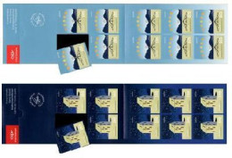 Iceland 2009 Europa CEPT Astronomy Set Of 2 Booklets With 10 Self-adhesive Stamps Each Mint - Neufs