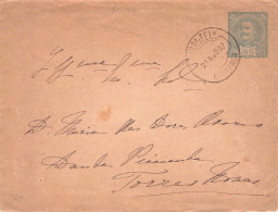 PORTUGAL - ENVELOPE 25 REIS (1897) Mi U5 / *1005 - Postwaardestukken