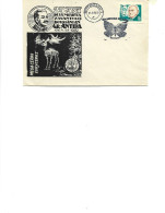 Romania-Occasional Envelope 1989 - 25 Years Since The Death Of The Romanian Scholar Grigore Antipa - Megaceros Eurycerus - Brieven En Documenten