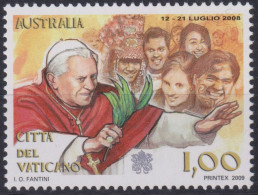 2009 Vatikan,** Mi:VA 1647, Yt:VA 1500, Pastorialreisen Von Papst Benedikt XVI. Australien - Neufs
