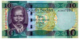 SOUTH SUDAN 10 POUNDS 2015 Pick 12a Unc - South Sudan