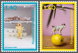 Liechtenstein 2015 Europa CEPT Old Toys Set Of 2 Stamps Mint - Dolls