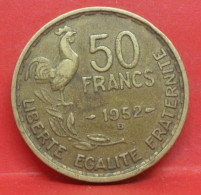 50 Francs Guiraud 1952 B - TB - Pièce Monnaie France - Article N°1007 - 50 Francs