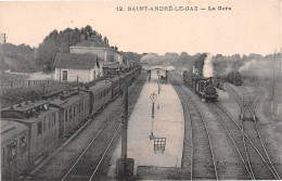 SAINT-ANDRE-le-GAZ (Isère) - La Gare - Train - Saint-André-le-Gaz