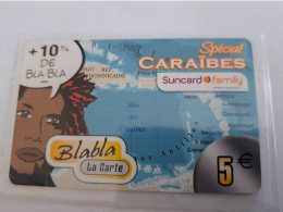 Caribbean Phonecard € 5,- St Martin French BLA BLA La CARTE/ SPECIAL CARAIBES /MINT NO CLC 26 Tirage 15.000 ** 14244 ** - Antilles (Françaises)