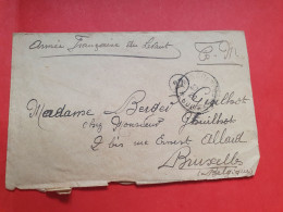 Enveloppe En Fm De Du SP 600 (Armée Du Levant) Pour La Belgique En 1920 - JJ 7 - Covers & Documents