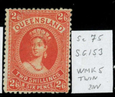 Aa5622c - Australia QUEENSLAND - STAMP - SG # 153 Watermark 5  - USED - Used Stamps