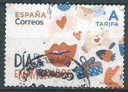 ESPAGNE SPANIEN SPAIN ESPAÑA 2021 VALENTINE'S DAY DÍA DE LOS ENAMORADOS USED ED 5456 MI 5500 YT 5210 SC 4491 SG 5456 - Used Stamps