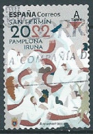 ESPAGNE SPANIEN SPAIN ESPAÑA 2022 POPULAR FESTIVALS: SAN FERMIN PAMPLONA IRUÑA USED ED 5589 MI 5640 YT 5345 SG 5589 - Used Stamps