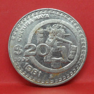 20 Pesos 1981 - TB - Pièce De Monnaie Mexique - Article N°6036 - Mexique