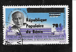 TIMBRE OBLITERE DU DAHOMEY SURCHARGE BENIN EN 1988 N° MICHEL M 473 - Bénin – Dahomey (1960-...)