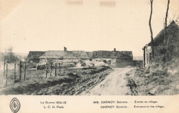 Carnoy * Route De L'entrée Du Village - Autres & Non Classés