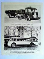 Grande Photographie Camion Automobile Car De Tourisme Pub Renault Collection Pour L'enseignement Vivant" - Camion