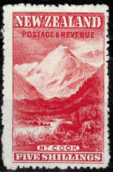 New Zealand 1899  5 Sh - SG 329 Mi 350 Eur  MNG Stamp - Ungebraucht