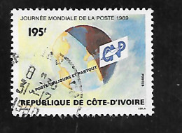 TIMBRE OBLITERE DE COTE D'IVOIRE DE 1989 N° MICHEL 1002 - Côte D'Ivoire (1960-...)