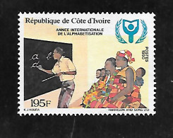 TIMBRE OBLITERE DE COTE D'IVOIRE DE 1990 N° MICHEL 1019 - Côte D'Ivoire (1960-...)