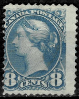 Canada 1893 / 8 C  Bluish Grey / SG 117a Sc #44 A / Value $425   MNG - Ongebruikt