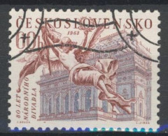 Tchécoslovaquie 1963 Mi 1391 (Yv 1265), Obliteré, Varieté Position 20/1 - Varietà & Curiosità