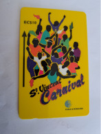 ST VINCENT & GRENADINES  GPT CARD   $ 10- 304CSVA / ST VINCENT CARNIVAL     C&W    Fine Used  Card  **14283** - San Vicente Y Las Granadinas