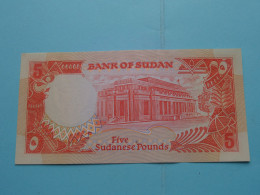 5 Sudanese Pounds ( D/233 830570 ) Bank Of SUDAN () 1991 ( For Grade See SCAN ) UNC ! - Soedan