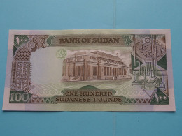 100 Sudanese Pounds ( H/61 181511 ) Bank Of SUDAN () 1989 ( For Grade See SCAN ) UNC ! - Soudan