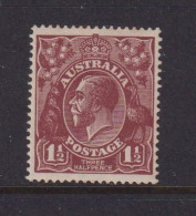 AUSTRALIA - 1918-23 George V 11/2d Watermark Crown Over A  Hinged Mint - Ungebraucht