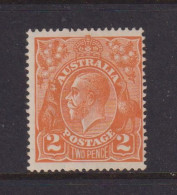 AUSTRALIA - 1918-23 George V 2d Watermark Crown Over A  Hinged Mint - Mint Stamps