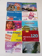 10 Different Phonecards - Colecciones