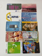 10 Different Phonecards - Sammlungen