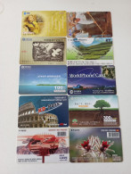 10 Different Phonecards - Sammlungen