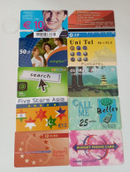 10 Different Phonecards - Colecciones