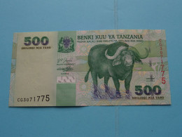 500 Shilingi Mia Tano ( CG3071775 ) TANZANIA - 2003 ( For Grade See SCAN ) UNC ! - Tansania