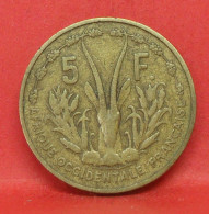 5 Francs 1956 - TB - Pièce De Monnaie Afrique Occidentale - Article N°6099 - Africa Occidentale Francese