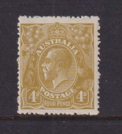 AUSTRALIA - 1924 George V 4d  Watermark Crown Over A  Hinged Mint - Neufs