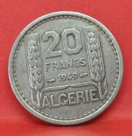 20 Francs 1949 - TTB - Pièce De Monnaie Algérie - Article N°6122 - Algérie