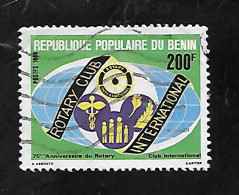 TIMBRE OBLITERE DU BENIN DE 1980 N° MICHEL 200 - Bénin – Dahomey (1960-...)