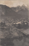 D1816) HALL I. T. - 1908 - Alte FOTO AK Baum U. Brücke Mit Häusern Auf Anderer Fluss Seite ALT - Hall In Tirol